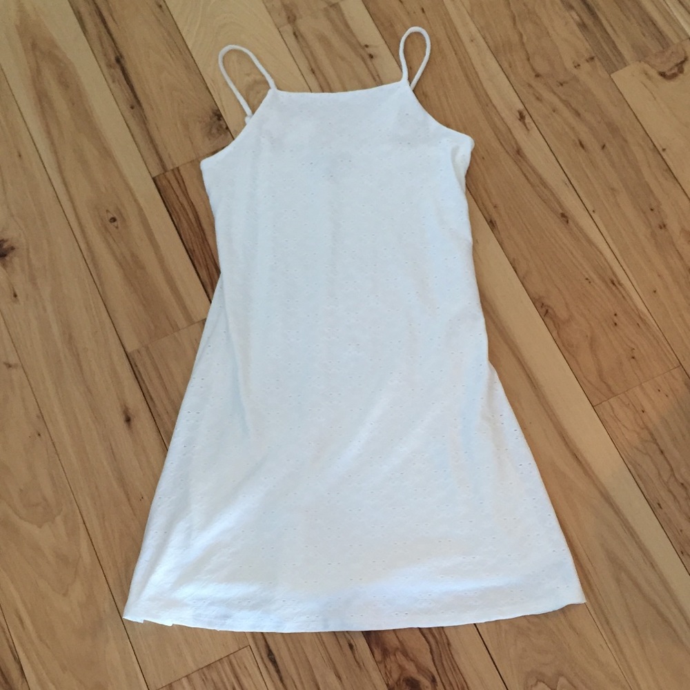 Last chance.  Derek Heart white tank dress, M NWT